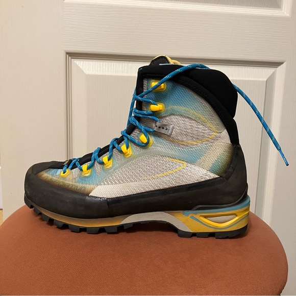 LA SPORTIVA Hiking Boots TRANGO CUBE GTX Mountaineering BLUE - Sz 7 Italy - Picture 11 of 16